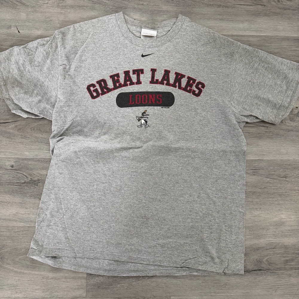 Nike Gray Great Lakes Graphic Men's T-Shirt